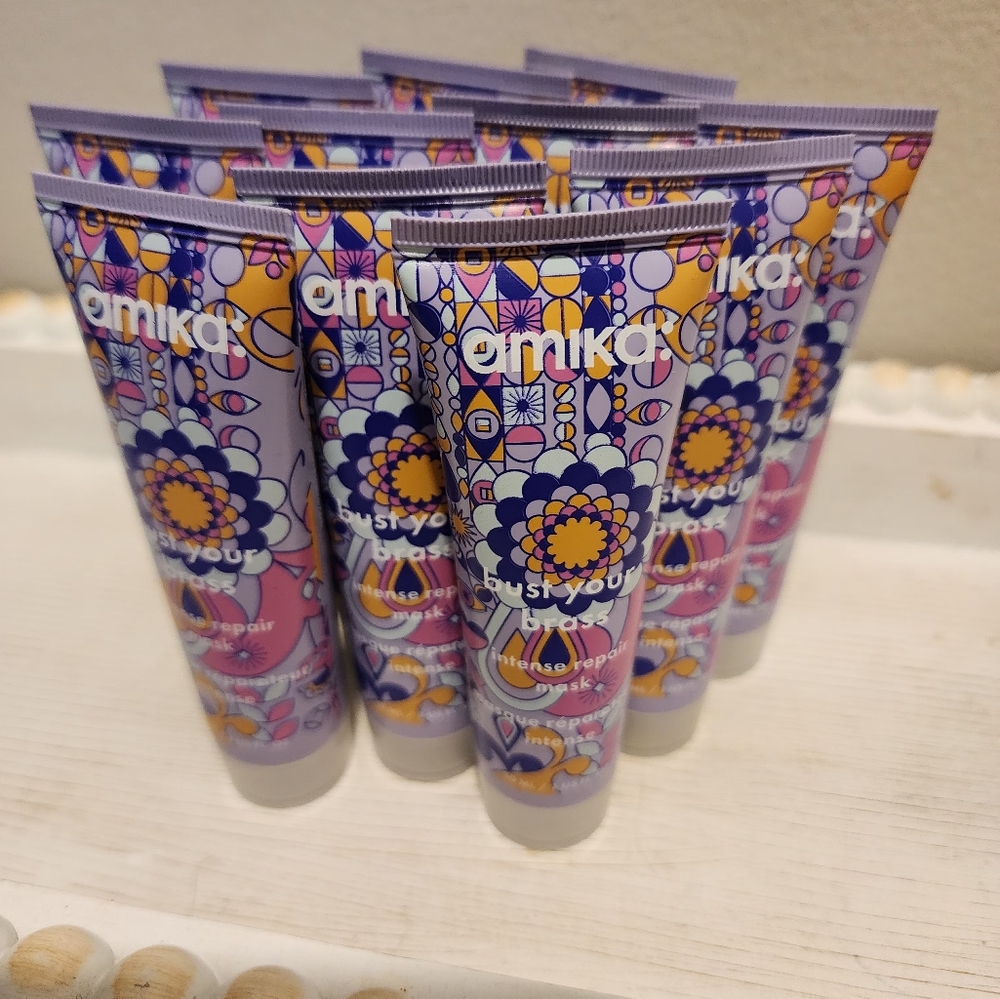 Amika bust your brass intense repair toning mask 1oz×11